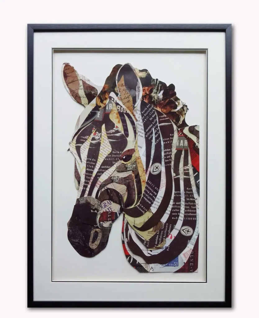 Zebra Collage Art – The Interiors Barn