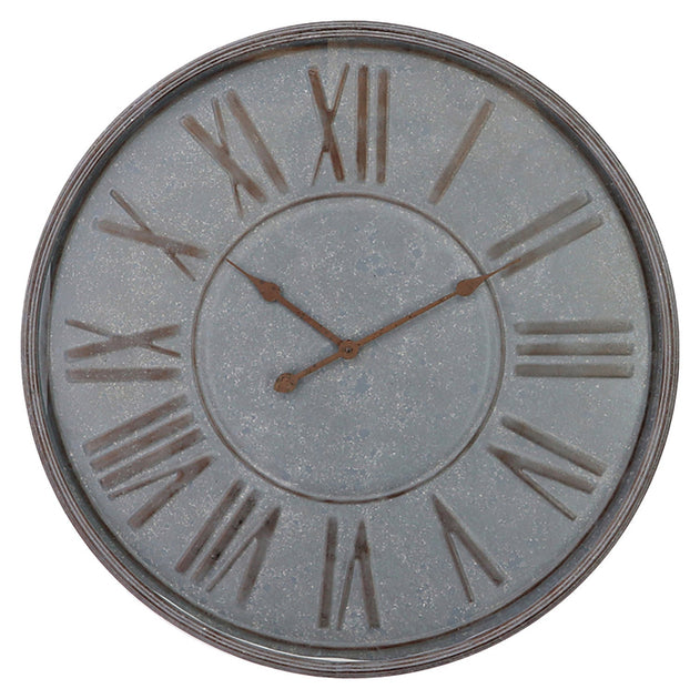 Rustic Iron Wall Clock – The Interiors Barn