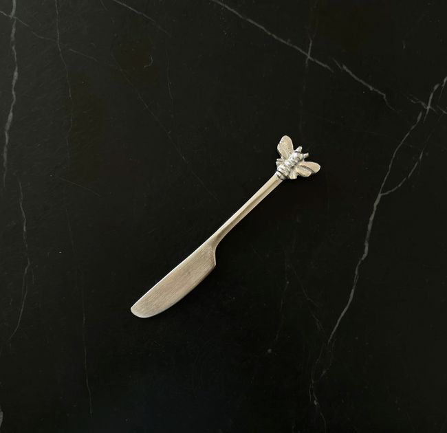 Bee Butter Knife Silver The Interiors Barn