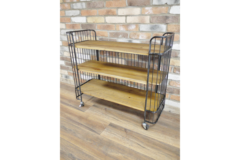 Low Industrial Shelf Unit The Interiors Barn